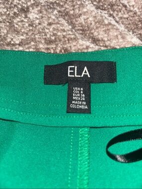 ELA Women's Emerald Green Pantsuit Pants - Classic Fit
